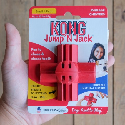 市集--美國KONG Jump’N Jack / 十字益智玩具(S)