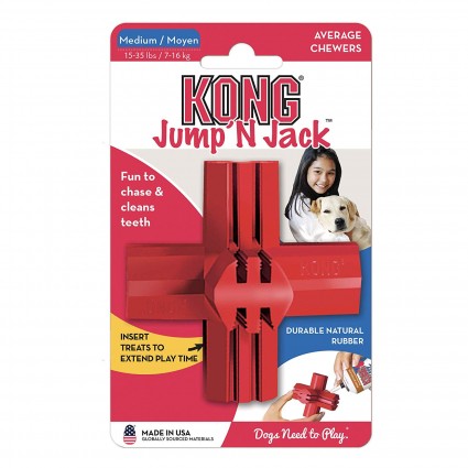 蝦皮--美國KONG Jump’N Jack / 十字益智玩具(M)