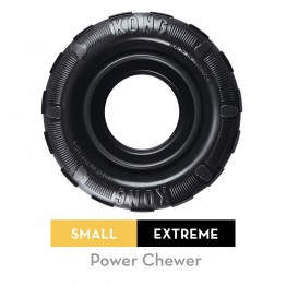 市集--美國KONG Extreme 黑色耐咬輪胎玩具 (S)