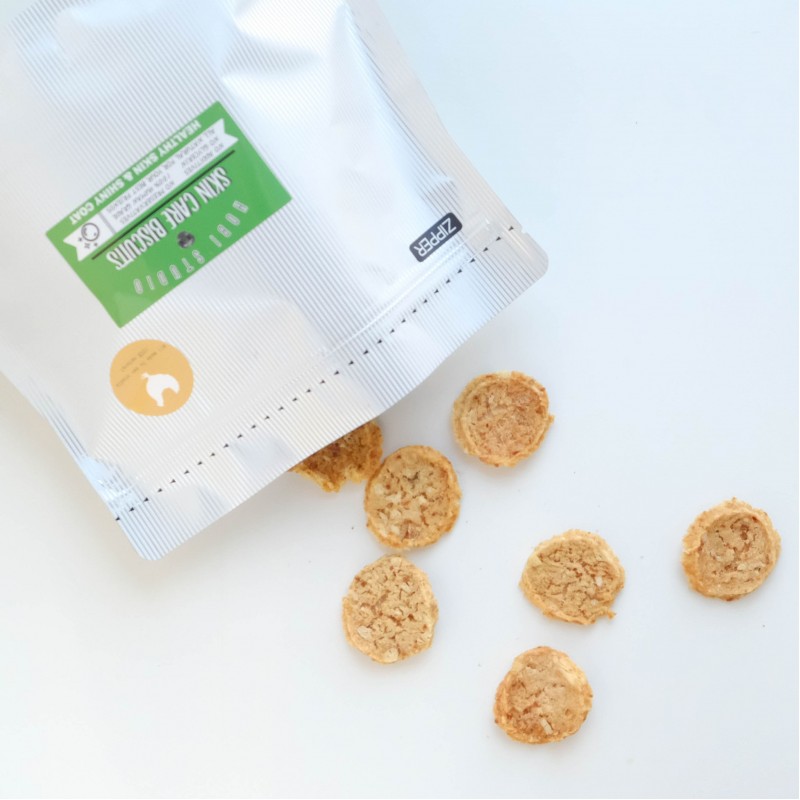 貓零食|犬貓零食|鱉蛋雞肉小圓脆餅 家庭包