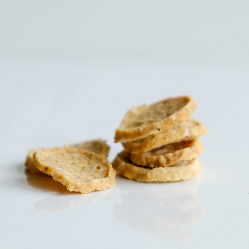 貓零食|犬貓零食|鱉蛋鮭魚小圓脆餅 家庭包